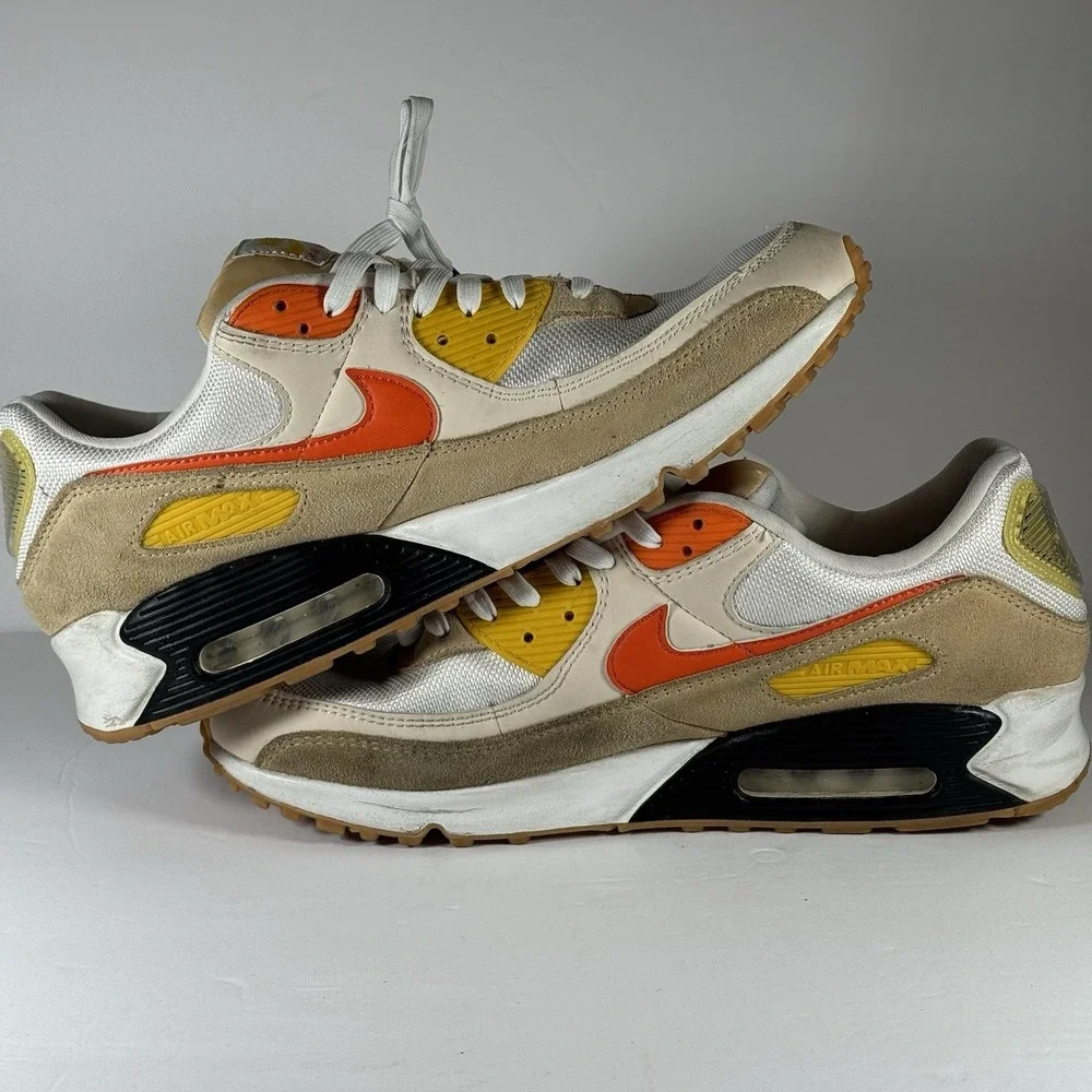 Nike Air Max 90 'M. Frank Rudy' FB4315-100 White‎ Red Sneaker Shoe Men's Size 14